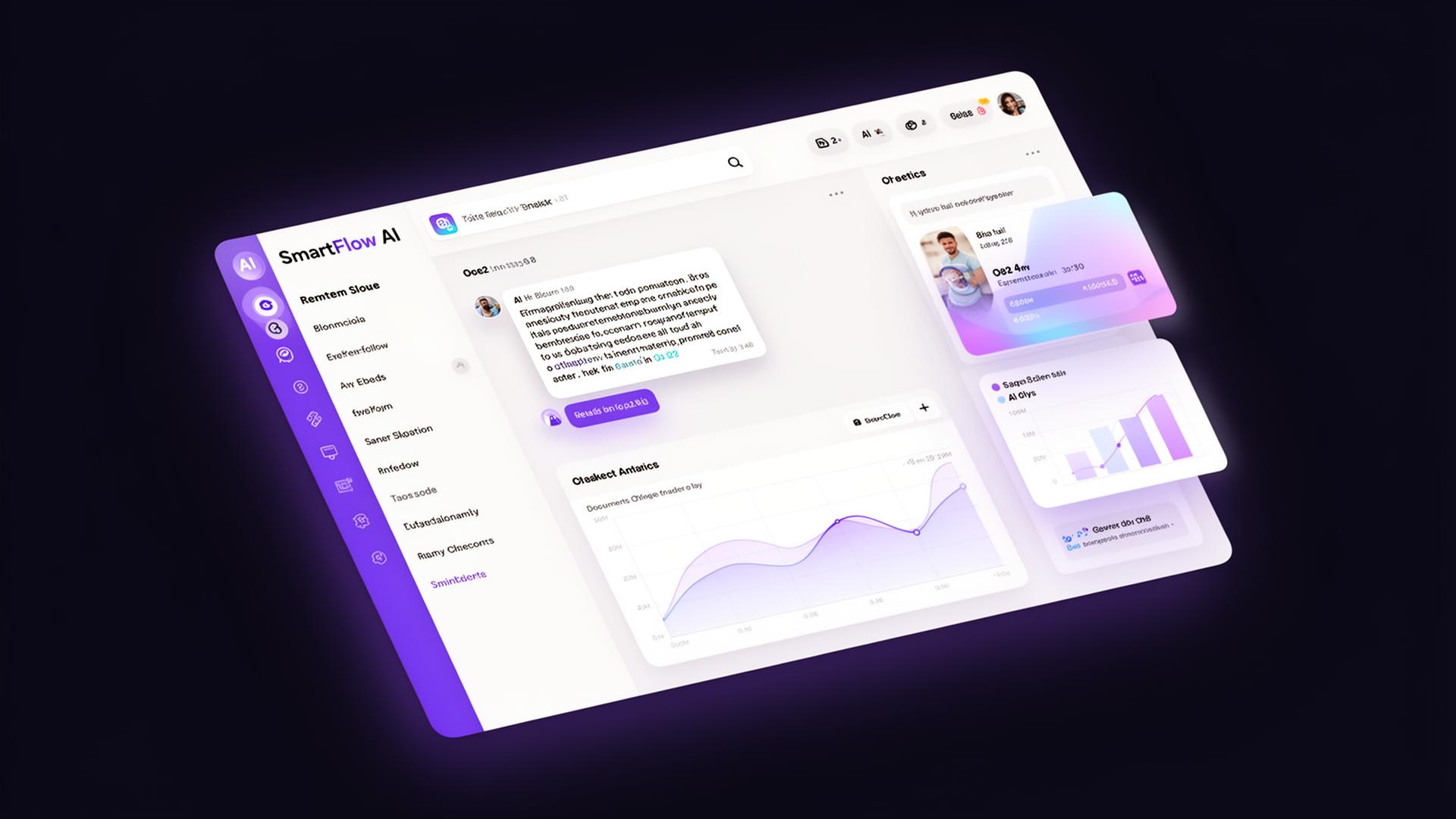 SmartFlow AI dashboard preview